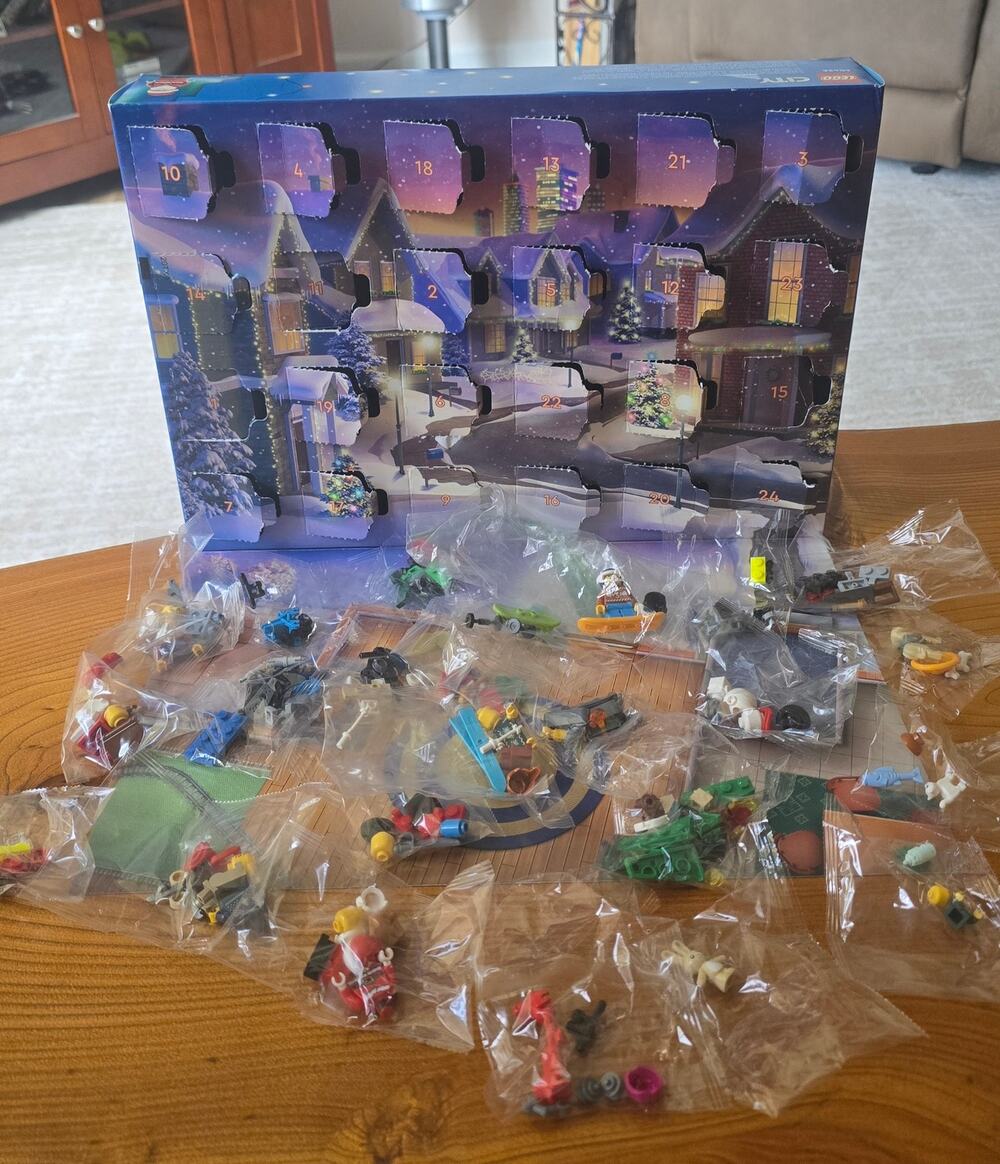 Lego City Advent Calendar 2024 - Opened